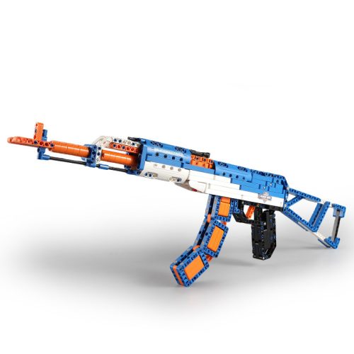 LEGO kompatibilis AK47 gépkarebély a Double Eagle -től  - Összerakós, 498 db-os szett, polifoam lövedékkel