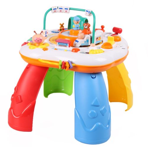 Játszó asztal gyerekeknek - Vonat, zongora, számtalan hang, színes játékok