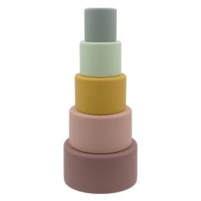 Egymásba rakható, 5 részes színes csészék babáknak - 100%-ban BPA-mentes, 6 hónapos kortól - pasztell színek   Egymásba rakható, 5 részes színes csészék babáknak - 100%-ban BPA-mentes, 6 hónapos kortól - pasztell színek