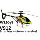 WLtoys V912 táviányítós helikopter - szimpla rotor, 52 cm hossz, brushless motor!